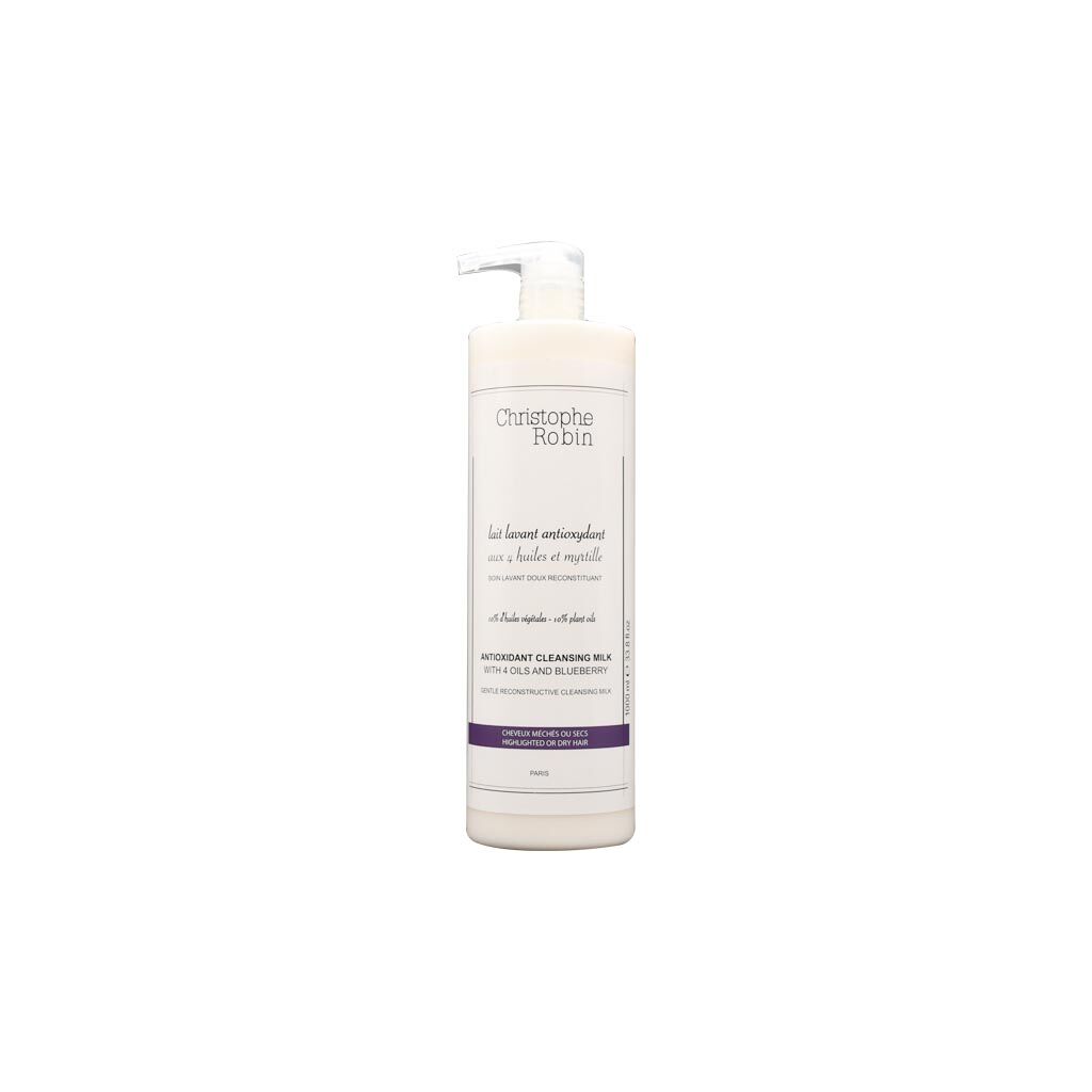 Christophe Robin Antioxidant Cleansing Milk with 4 Oils and Blueberry (1000ml) Christophe Robin Antioxidant Cleansing Milk with 4 Oils and Blueberry (1000ml)