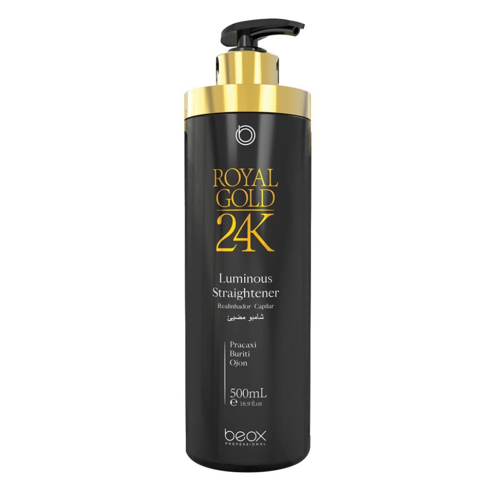 BEOX Royal Gold 24K Luminous Straightener (500ml) BEOX Royal Gold 24K Luminous Straightener (500ml)