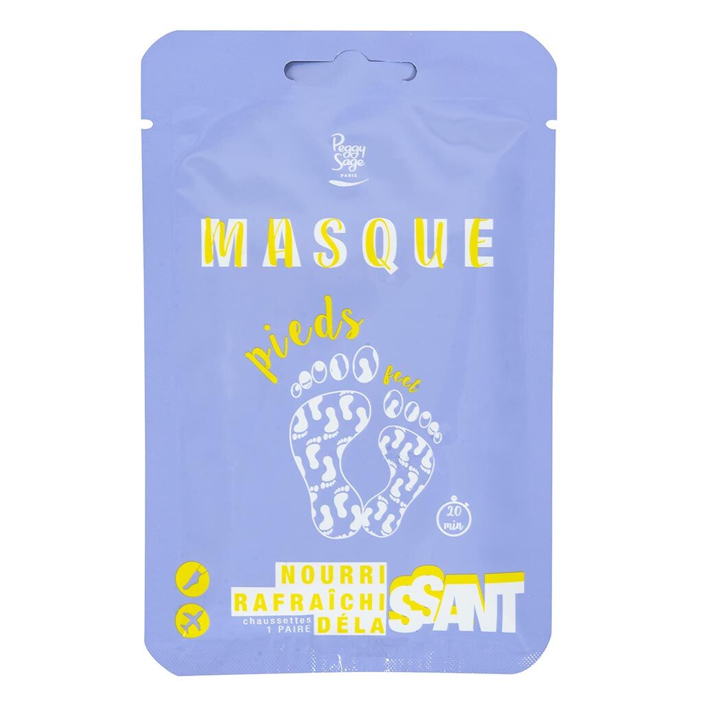 Peggy Sage: Nourishing Refreshing and Relaxing Foot Mask (2x8ml) Nourishing, refreshing and relaxing foot mask (2x8ml)